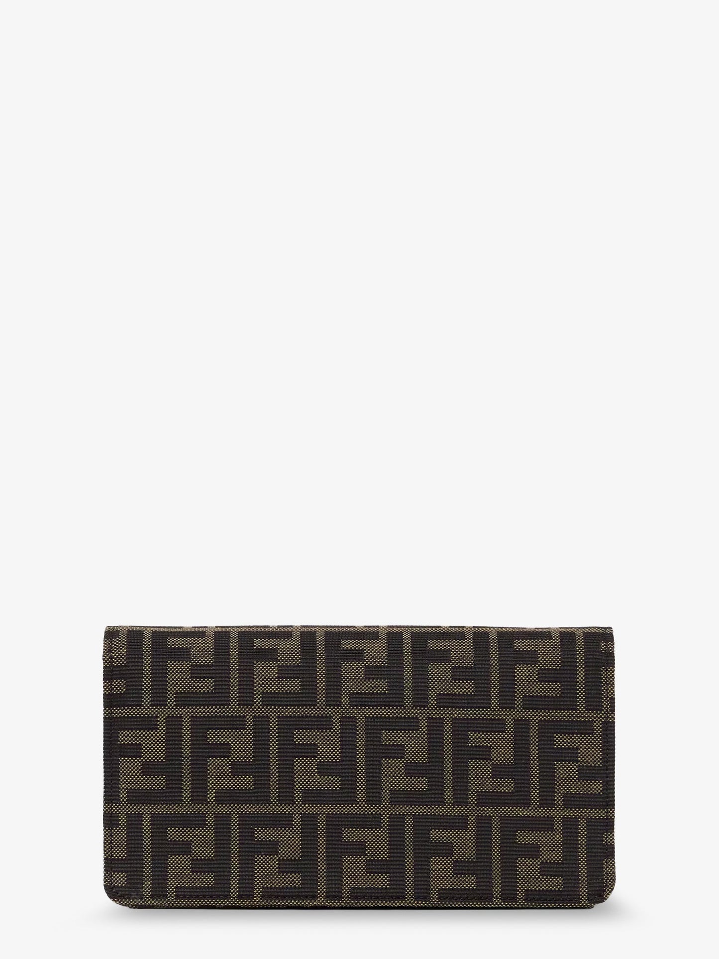 FENDI - Wallet on Chain Tube FF Zucca fabric crossbody bag