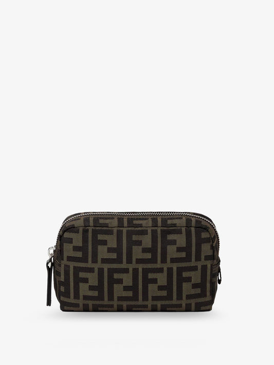 Fendi Ff Technical Fabric Clutch Bag