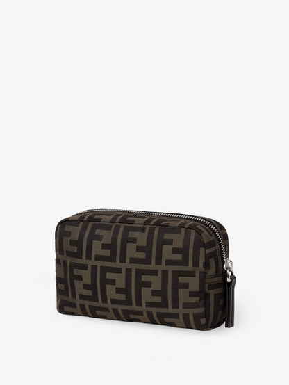 FENDI - FF technical fabric clutch bag