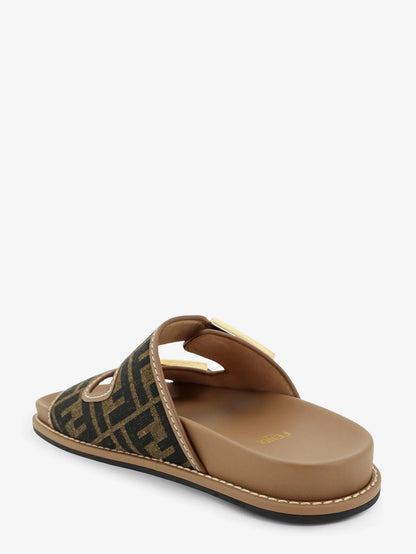 FENDI - Feel FF fabric sandals