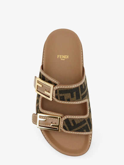 FENDI - Feel FF fabric sandals