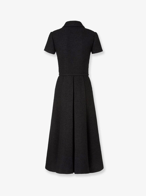 Fendi Wool blend long dress - Nero