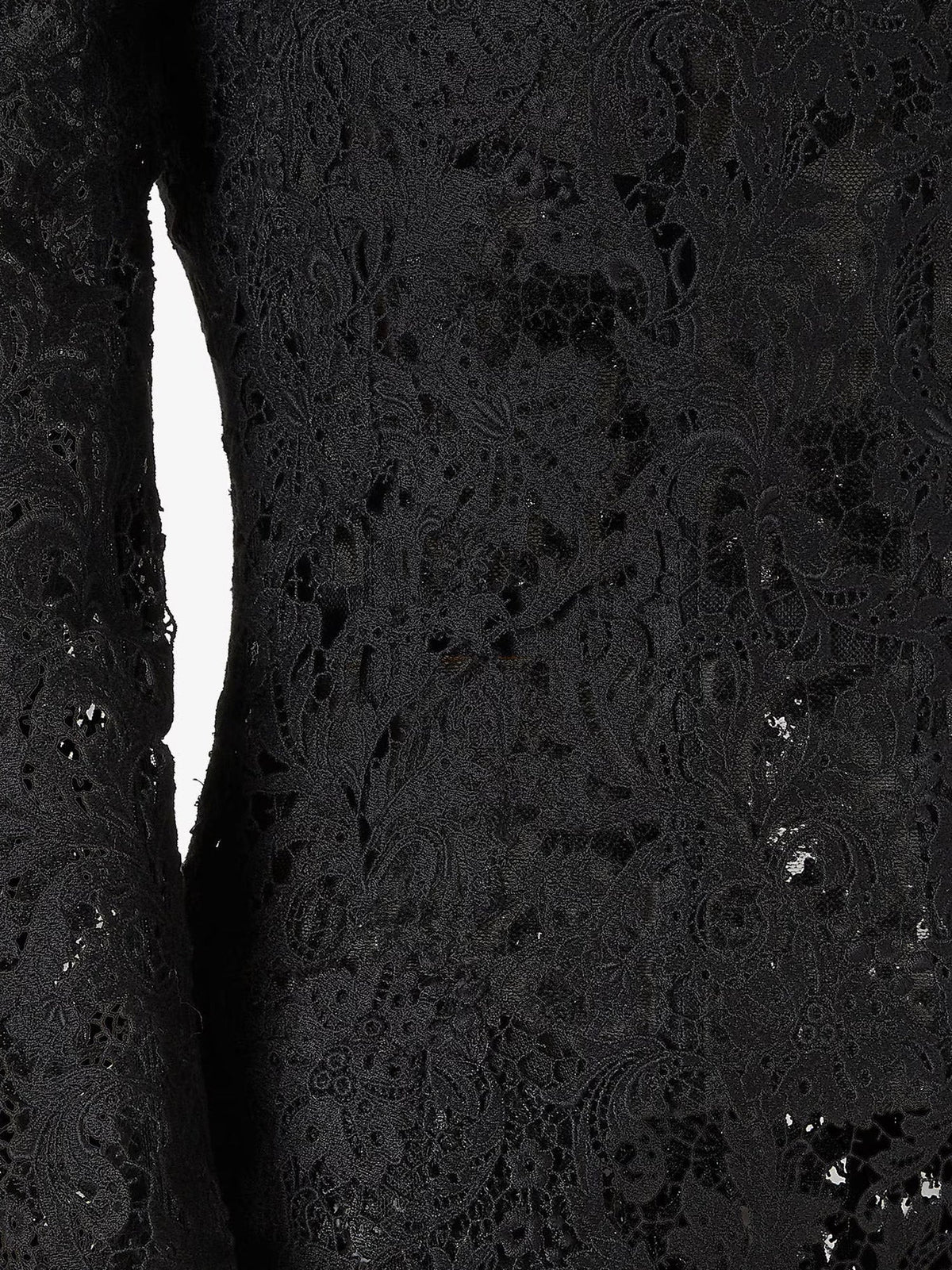 Fendi Black macramé lace dress - Nero
