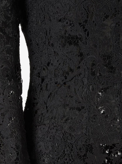 Fendi Black macramé lace dress - Nero