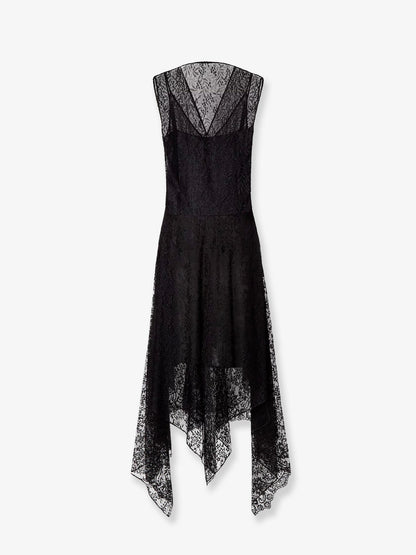 Fendi Black "Flowers and Berries" lace dress - Nero