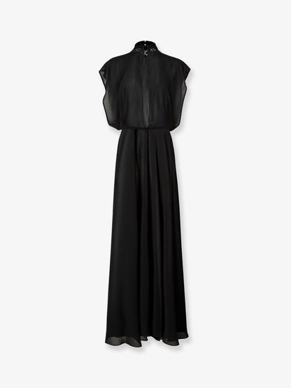 Fendi Georgette Dress - Nero