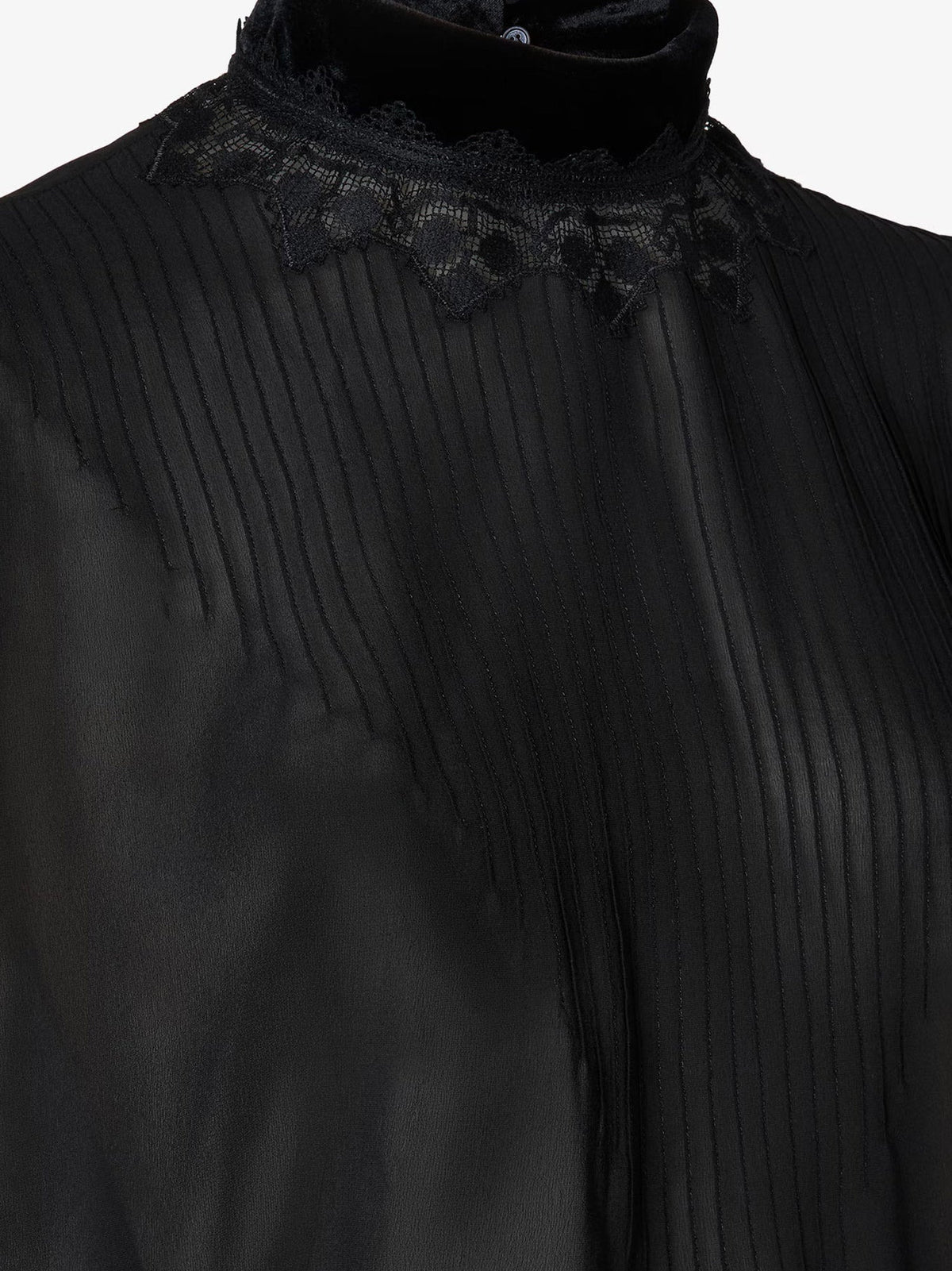 Fendi Georgette Dress - Nero