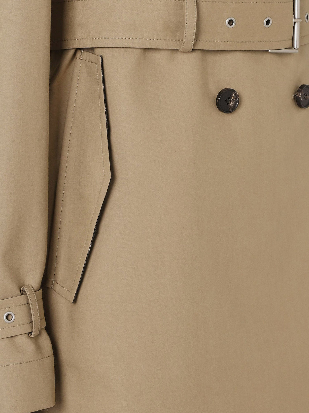 Fendi Midi Trench coat in Mackintosh fabric - Cordatabacco