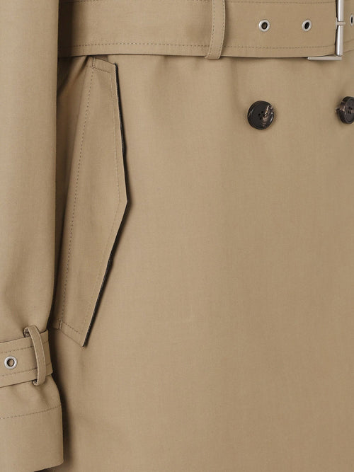 Fendi Midi Trench coat in Mackintosh fabric - Cordatabacco