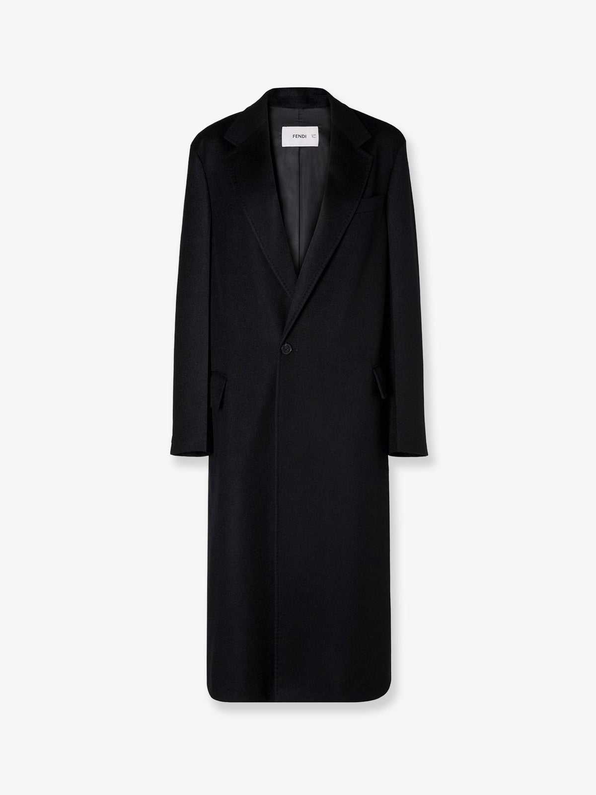 Fendi Midi cashmere coat - Nero