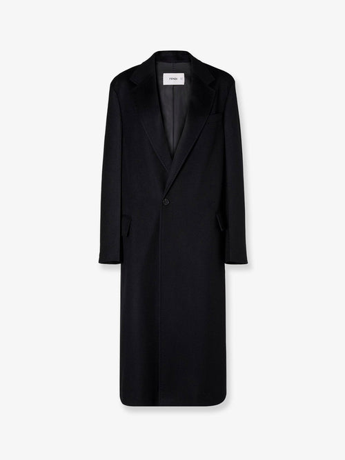Fendi Midi cashmere coat - Nero