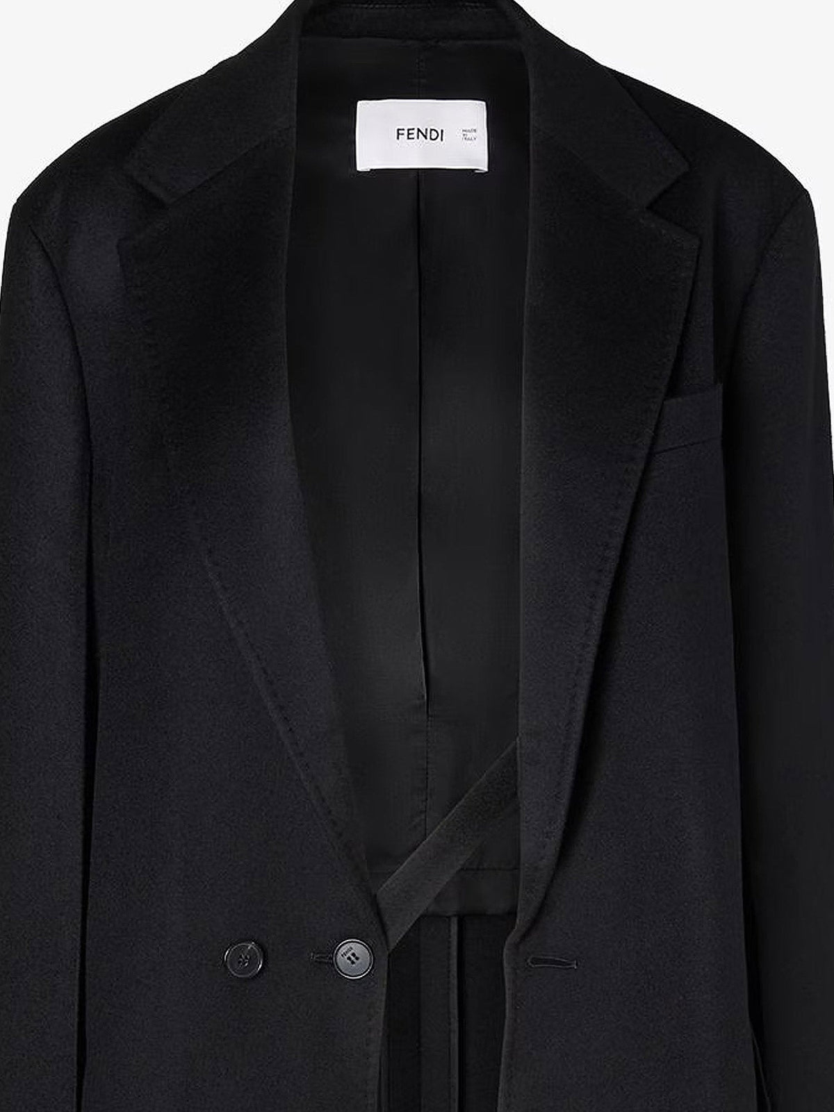 Fendi Midi cashmere coat - Nero