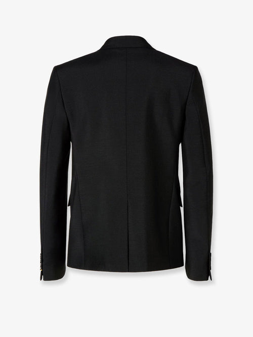 Fendi Slim Fit kid mohair blazer - Nero
