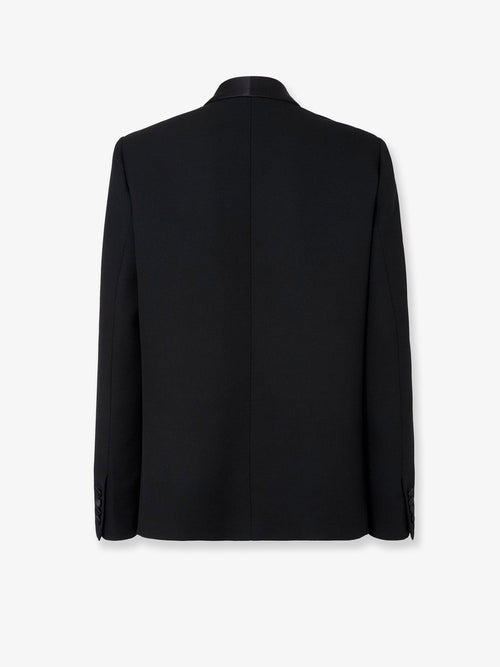Fendi Single-breasted virginn wool blazer - Nero