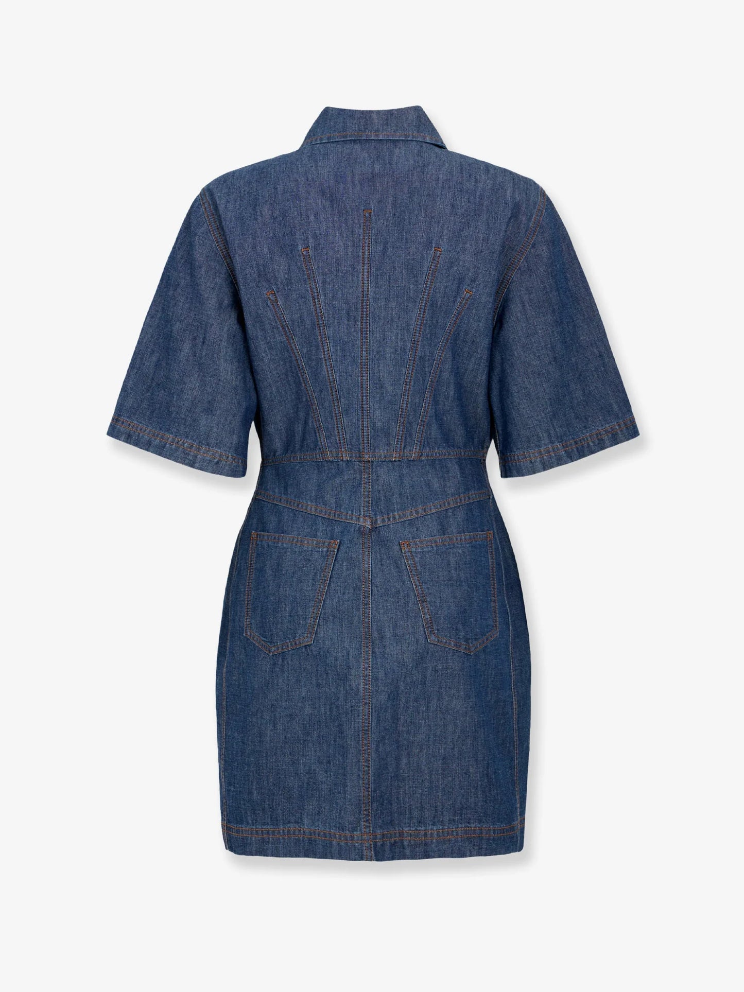 Fendi Chambray Denim Chemisier Dress