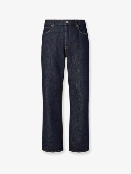 Fendi Denim Regular Blu Washed Jeans