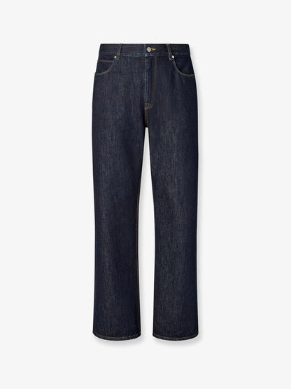 FENDI - Denim Regular Blu Washed Jeans