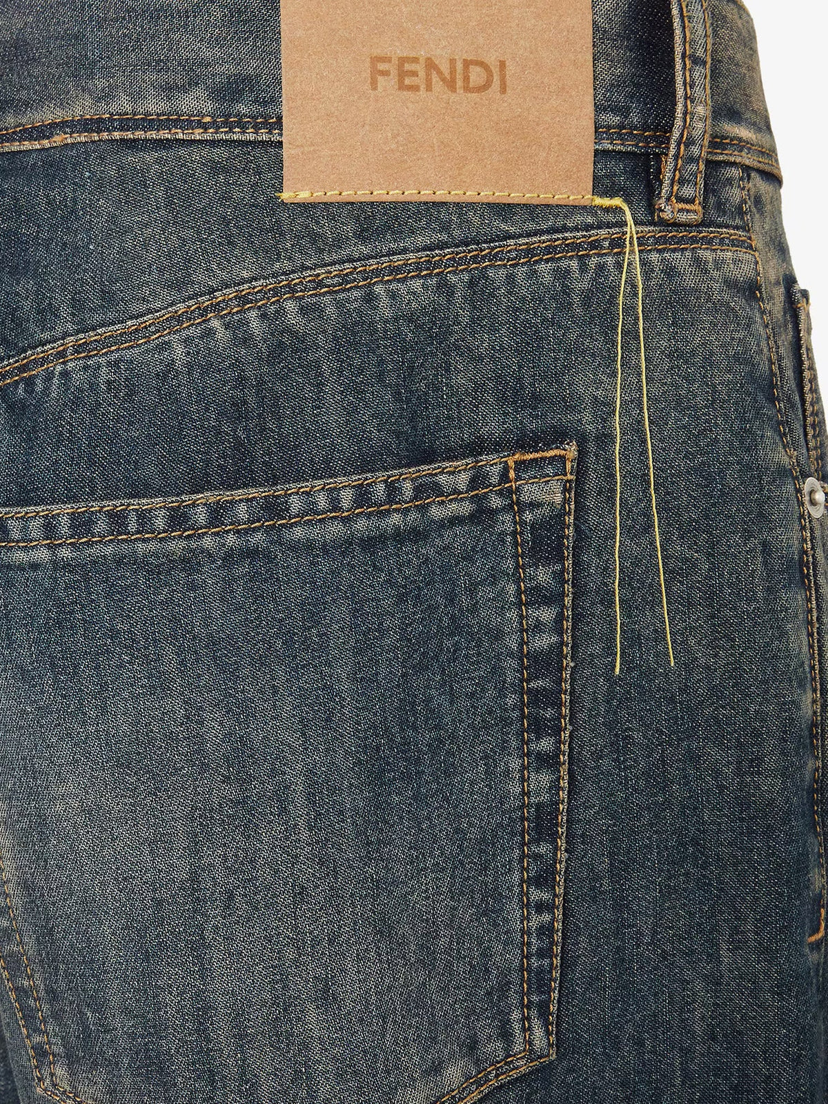Fendi Bananatex® denim Regular Fit jeans - Blustonewash