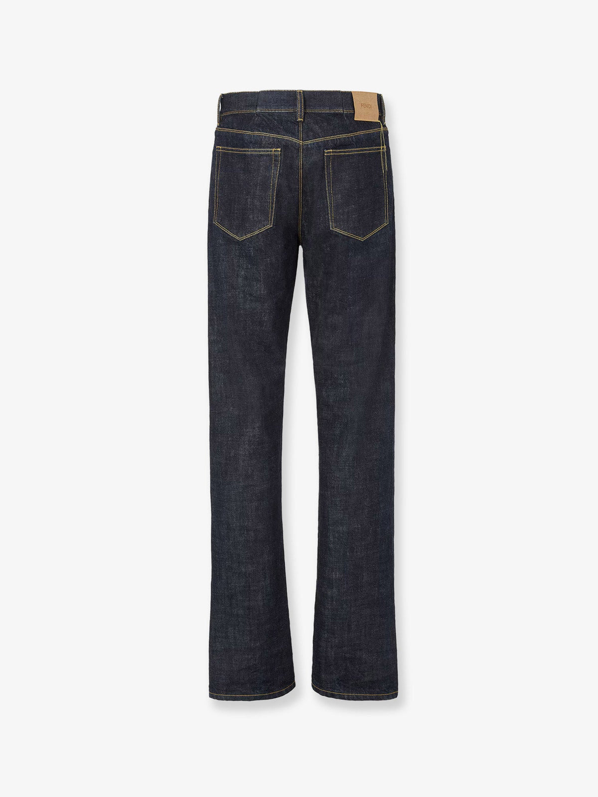 Fendi Selvedge Slim five pockets jeans - Navy