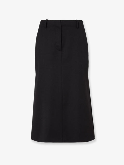 Fendi Black Grain de Poudre skirt - Nero