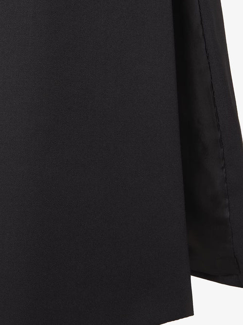 Fendi Black Grain de Poudre skirt - Nero