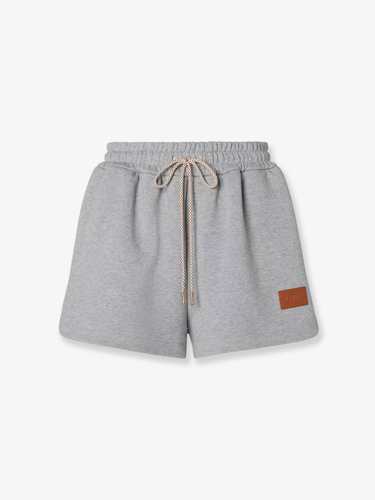 Fendi Fendi Essentia cotton jersey shorts - Grey Melange