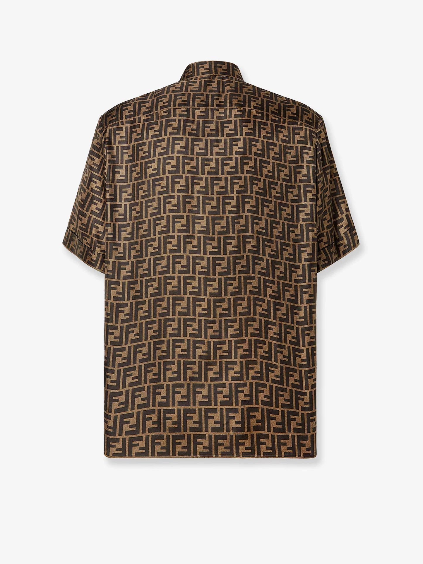 FENDI - Silk shirt with FF motif