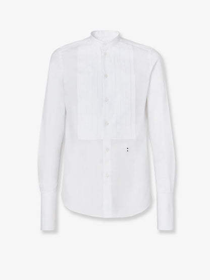 Fendi Slim Fit poplin shirt - Bianco