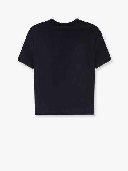 Fendi Cropped stretch cotton t-shirt - Black