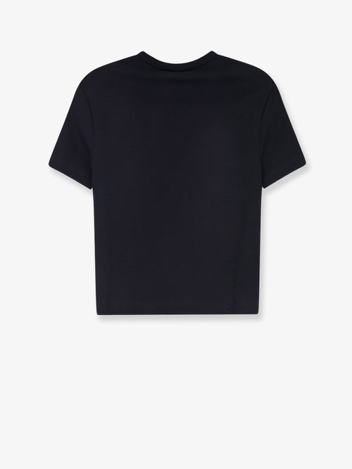 Fendi Cropped stretch cotton t-shirt - Black