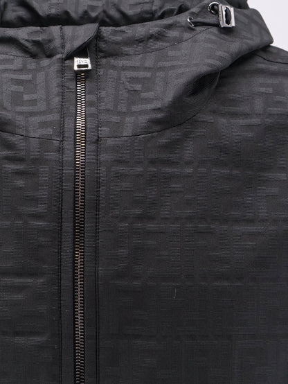 Fendi FF Zucca Jacquard nylon jacket - Nero