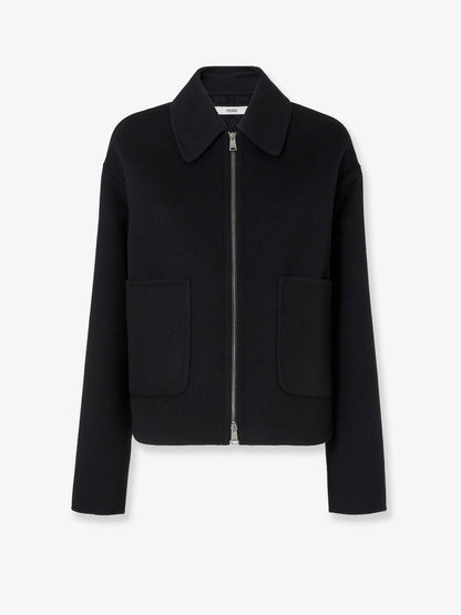 Fendi FF Zucca double wool blouson - Nero
