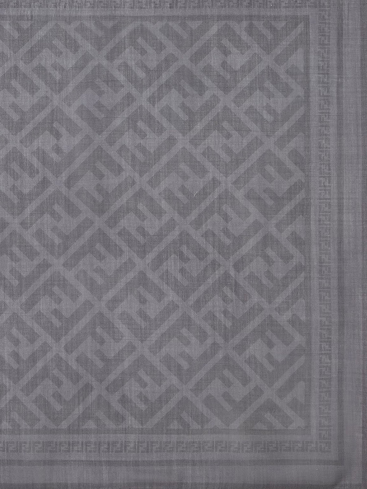 Fendi Wool and silk scarf - Grigio Chiaro