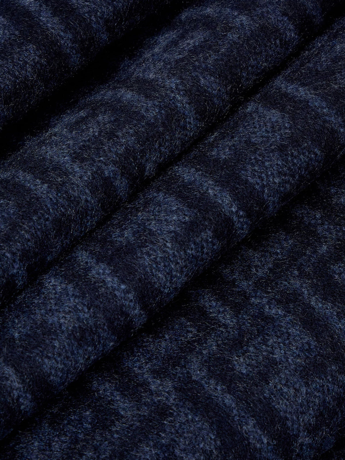 Fendi FF Zucca wool and cashmere scarf - Navy