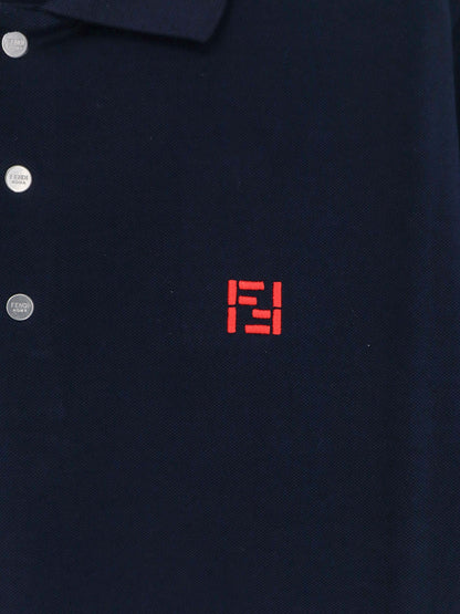 Fendi Cotton polo shirt - Navy