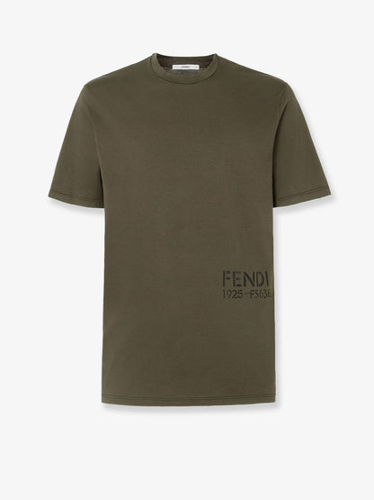 Fendi Cotton T-shirt - Verdemilitare