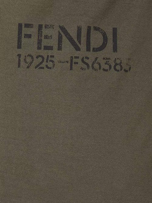 Fendi Cotton T-shirt - Verdemilitare