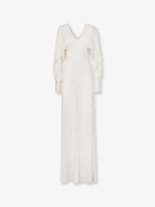 Fendi Silk yarn long dress - Ivory