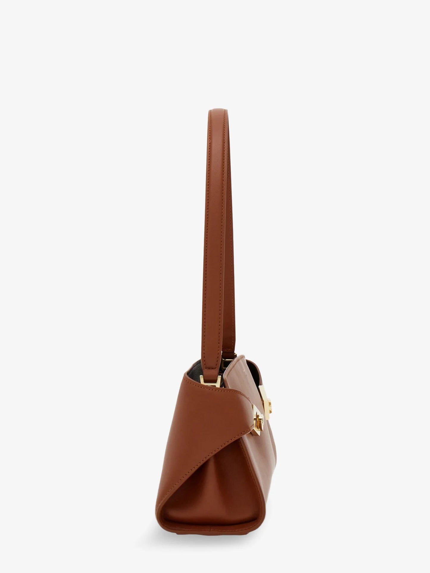 FERRAGAMO - Hug East-West Leather Shoulder Bag