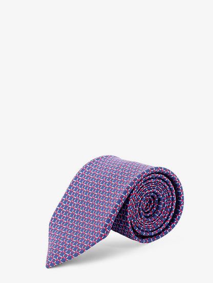Ferragamo Silk Tie - Navyrosso
