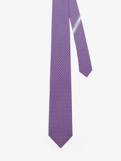 Ferragamo Silk Tie - Navyrosso