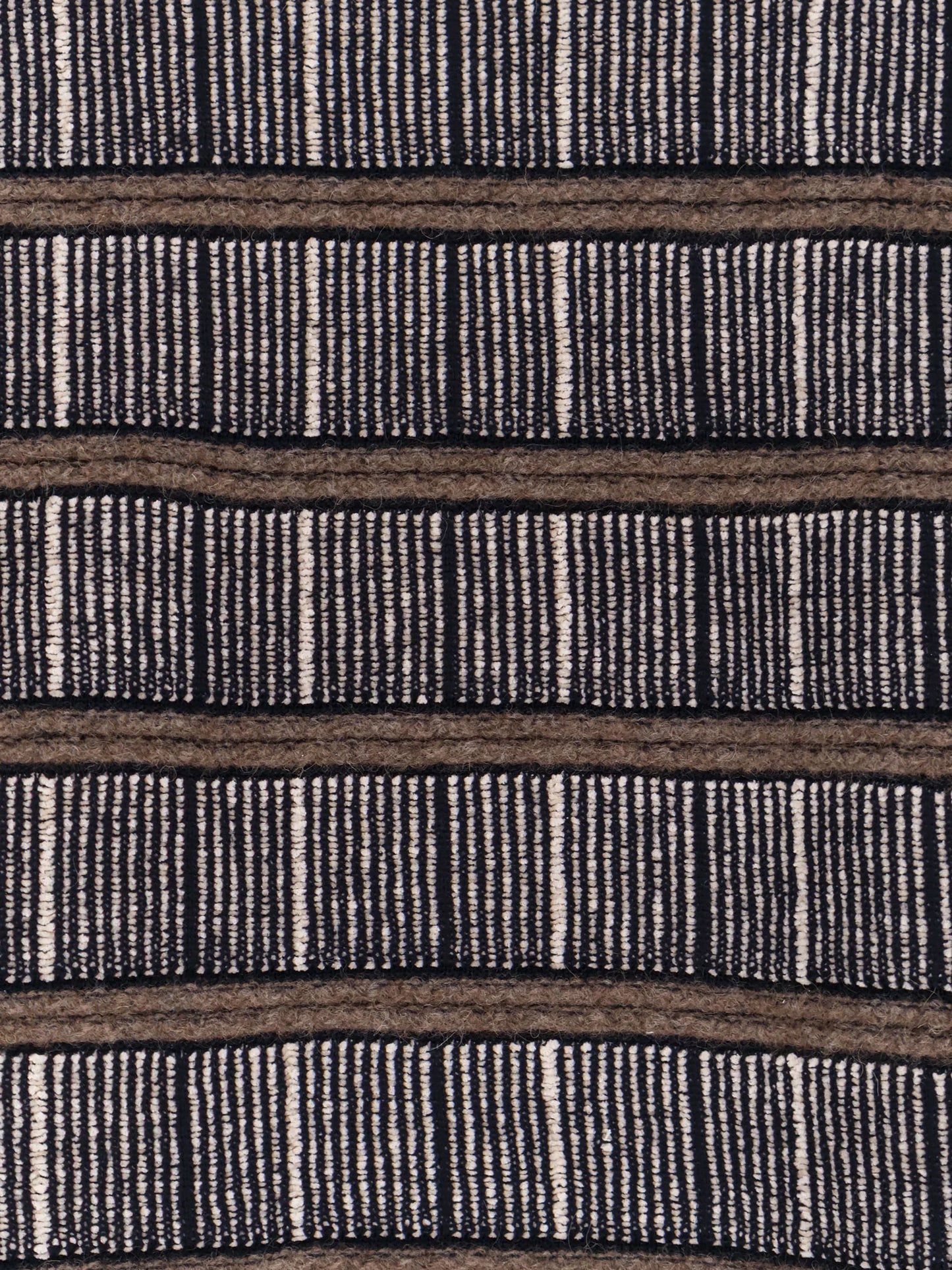 GIORGIO ARMANI - Over striped virgin wool and silk sweater