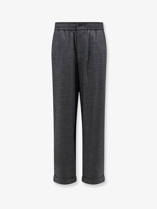 Giorgio Armani Over Virgin Wool And Cashmere Trousers