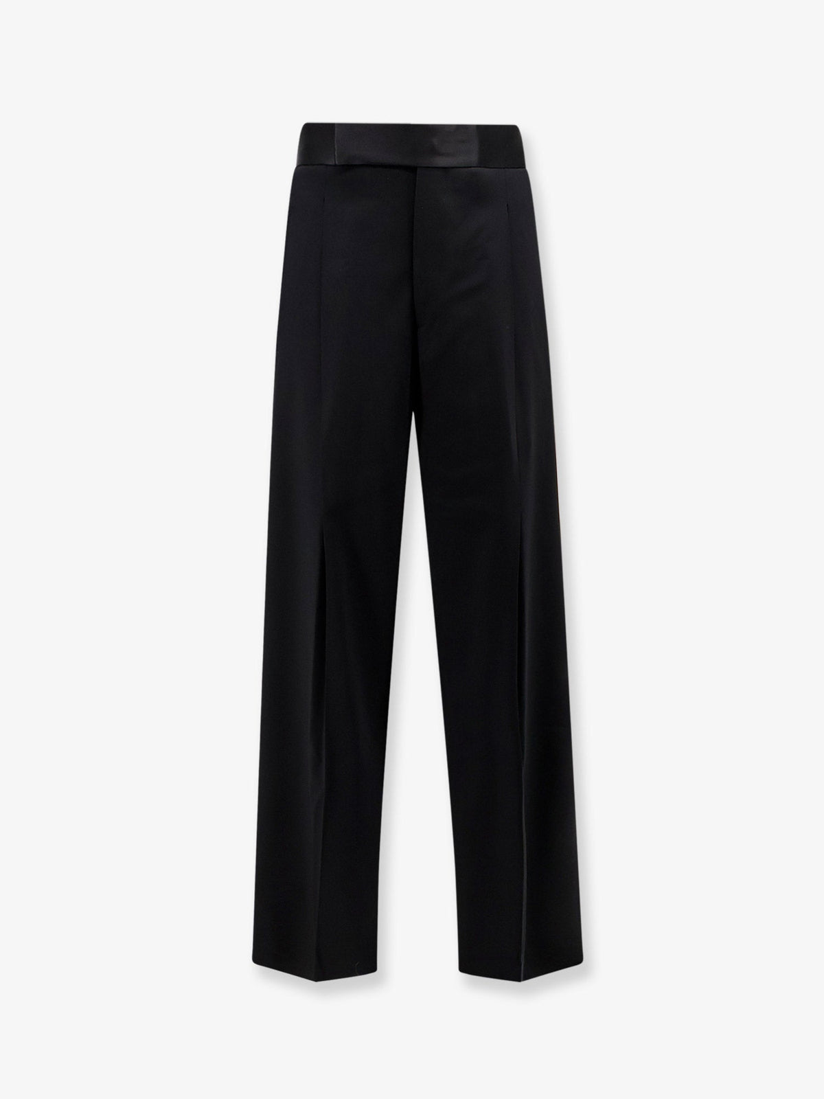 Giorgio Armani Black Tailored wool trousers