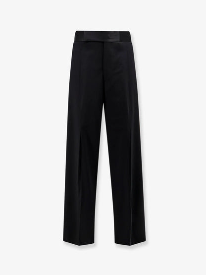 GIORGIO ARMANI - Black Tailored wool trousers