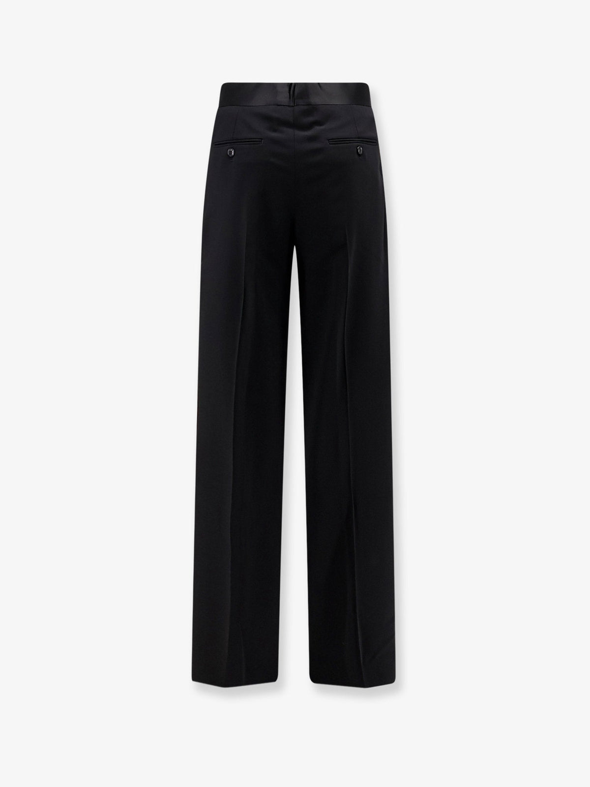 Giorgio Armani Black Tailored wool trousers