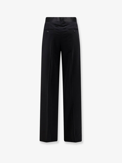 Giorgio Armani Black Tailored wool trousers