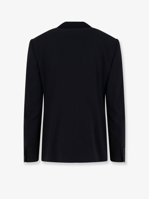 Giorgio Armani Soho virgin wool tuxedo blazer - Black