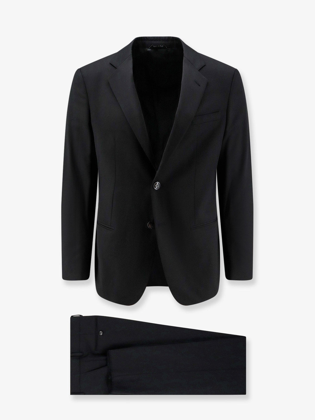Giorgio Armani Soho line Super 160s virgin wool suit - Black
