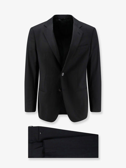 Giorgio Armani Soho line Super 160s virgin wool suit - Black
